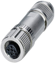 1432868, SACC-FSB-2SC SH PB SCO Cable socket M12 Poles 5, Phoenix Contact