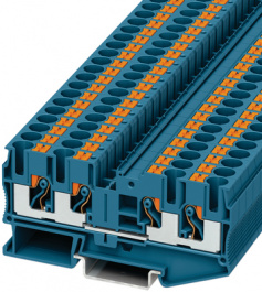 3212947, PT 6-QUATTRO BU terminal block blue 0.5...6 mm2, Phoenix Contact