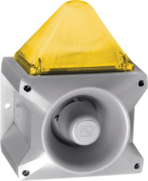 PA X 10-10 24 DC GE 7035, Flashing sounder yellow, Pfannenberg