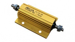 HS100E6 100R F M193, Aluminium Housed Wirewound Resistor with Threaded Terminals 100Ohm +-1% 10, Arcol