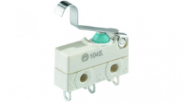 1045.6502, Micro switch 6 A Simulated roller lever N/A 1 change-over (CO), Marquardt
