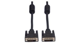11995521, Video Cable Adapter, DVI-D 24 + 1-Pin Male - DVI-D 24 + 1-Pin Male 1m, Value