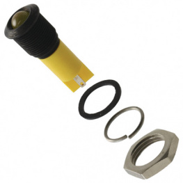 Q16P1BXXY12E, LED Indicator yellow 12 VDC, APEM