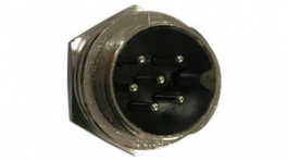 RND 205-01362, DIN Plug Connector, 6 Poles, 4A, 125V, RND Connect