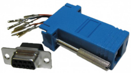 DA9-SMJ8-B-K, Adaptor D-Sub female to RJ45 9P, MH Connectors