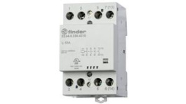 22.64.0.024.4710, Contactor, 3NO + 1NC, 24V, 63A, 24kVA, FINDER