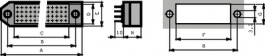 1393555-5, C42334-A302-A14 Multipole socket 42P, TE Connectivity