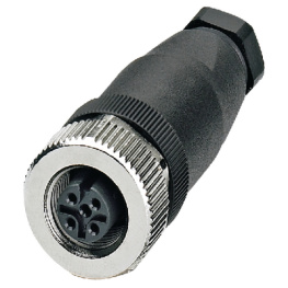 1662968, SACC-M12FS-5CON-PG 7-M Cable socket M12 Poles 5, Phoenix Contact