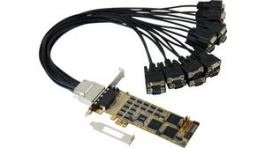 EX-44316-2, Interface Card, 16x DB9M (cable) RS232 PCI-E x1, Exsys