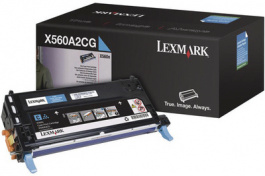 X560A2CG, Toner cyan, Lexmark