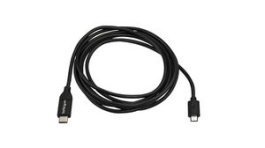 USB2CUB2M, Charging Cable USB-C Plug - USB Micro-B Plug 2m USB 2.0 Black, StarTech.com