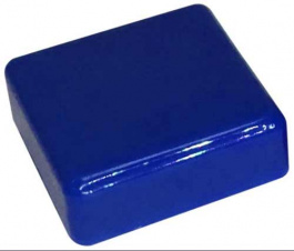RND 210-00231, Cap blue Square 12x12x4.0 mm, RND Components