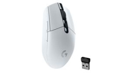 910-005292, Wireless Mouse G305 12000dpi Optical White, Logitech
