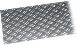 4001116371547, Aluminium Chequered Plate 500 x 250 x 2 mm, Alfer