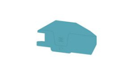 2668850000, End Plate, Blue, Weidmuller