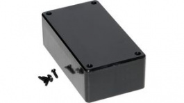 1591CSBK, Multipurpose GPABS Enclosure, 66 x 119 x 36 mm, Black, ABS, IP54, Hammond
