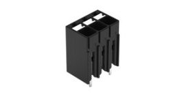 2086-1123, Wire-To-Board Terminal Block, THT, 3.5mm Pitch, Straight, Push-In, 3 Poles, Wago