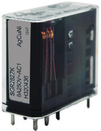 SGR 282 ZK 24VDC, PCB Safety Relay 24 VDC 700 mW, Elesta Relays