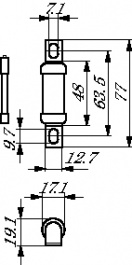 35ET, Semiconductor fuse 35 A super fast-blow, Cooper Bussmann