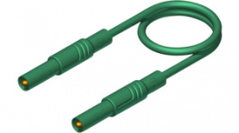 MLS SIL GG 100/1 green, Test lead diam. 4 mm Green 100 cm 1 mm2 CAT III, SKS Kontakttechnik