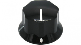 RND 210-00278, Plastic Round Knob, black, 6.4 mm, RND Components