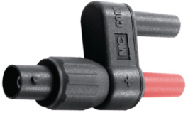 XF-SS/4, Safety adapter diam. 4 mm / BNC Red + Black, Staubli (former Multi-Contact )