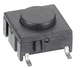 3CSH9, Tactile Switch, 50 mA, 24 VDC, MEC