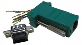 DA9-PMJ8-G-K, Adaptor D-Sub male to RJ45 9P, MH Connectors