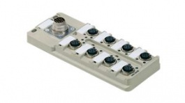 1848040000, Sensor-Actuator Passive Distributor 9A 30V IP67, Weidmuller