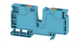 2502320000, Terminal Block, Push-In, 2 Poles, 76A, 16mm2, Blue, Weidmuller