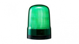SL10-M1KTB-G, Signal Beacon, Green, Pole Mount/Wall Mount, 24V, 100mm, 88dB, IP66, PATLITE