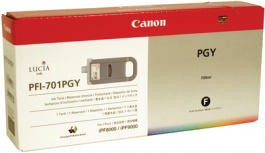 PFI-701PGY, Картридж с чернилами PFI-701PGY цвет Photo Grey (серый), CANON
