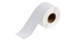 150014, Label Tape, Vinyl, 57.2mm x 30.5m, White, Brady