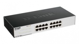 GO-SW-16G/E, Ethernet Switch, RJ45 Ports 16, 1Gbps, Unmanaged, D-Link