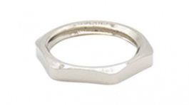 RND 205-01171, Hexagonal Nut, M16 x 1.5, Brass, RND Connect