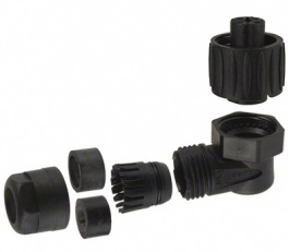 C016 20F003 100 12, Разъем: круглый; вилка; "мама"; Серия: ECOMATE (C016); PIN:4; 400В, Amphenol