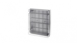CLWIB 14, Junction Box with Clear Lid 300x380x120mm Light Grey Polycarbonate/Thermo-Resist, WISKA LTD