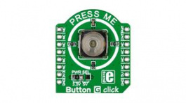MIKROE-2040, Button G Click Pushbutton Module 5V, MikroElektronika