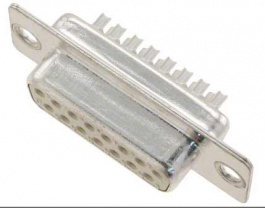 09670154715, Вилка; D-Sub; PIN:15; "мама"; цанговые контакты; пайка, Harting