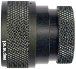 BP1SRL16039NW, Back shell, with threaded ring, size 17, Amphenol