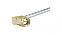 22646569, RF Connector, SMA, Brass, Plug, Right Angle, 50Ohm, Solder Terminal, Huber+Suhner