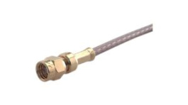 11 SMC-50-2-10/133 NE, RF Connector, SMC, Brass, Plug, Straight, 50Ohm, Crimp Terminal, Huber+Suhner