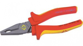 431001, VDE Combination Pliers Soft Wire / Medium Hard Wire / Hard Wire 165 mm, C.K Tools (Carl Kammerling brand)
