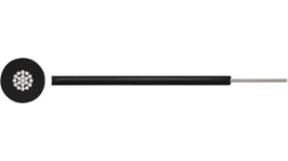 RND 475-00491 [100 м], Stranded wire, 0.75 mm\x1a, black Tinned copper Silicone, RND Cable