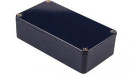 1590BCB, Diecast Stomp Box, Aluminium, Blue, 60 x 112 x 31 mm, Hammond