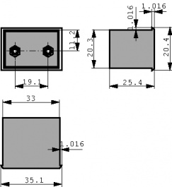 DMS-20PC-1-LM-C, Digital display LED 80...264 Vrms, Datel