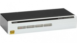 KV6204A, 4-Port KVM Switch, USB, Audio, Dual Head, Black Box