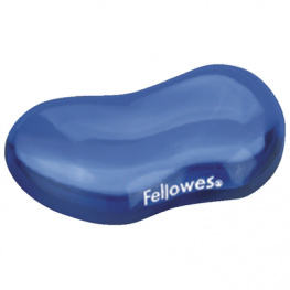 91177-72, Crystals Gel flex rest for mouse blue, Fellowes
