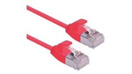 21.15.3315, Patch Cable, RJ45 Plug - RJ45 Plug, CAT6a, F/UTP, 2m, Red, SECOMP (Roline)