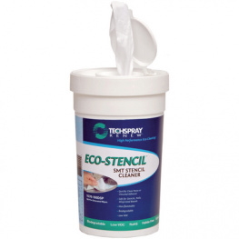 1570-100DSP, CH DE, Eco-Stencil cleaner wipes, Techspray